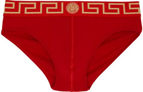 versace underwear ssense red mens|Versace men's swimwear.